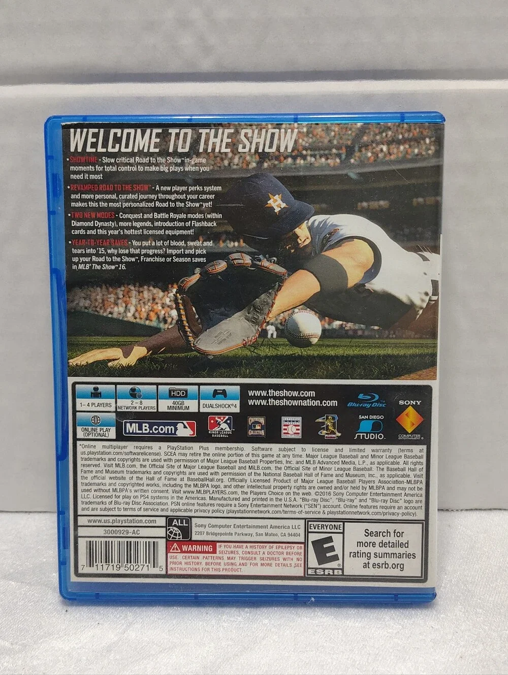 MLB The Show 16 For PlayStation 4, Perfect Condition